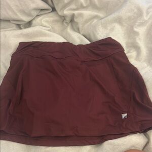 Fila Maroon Sports Skirt